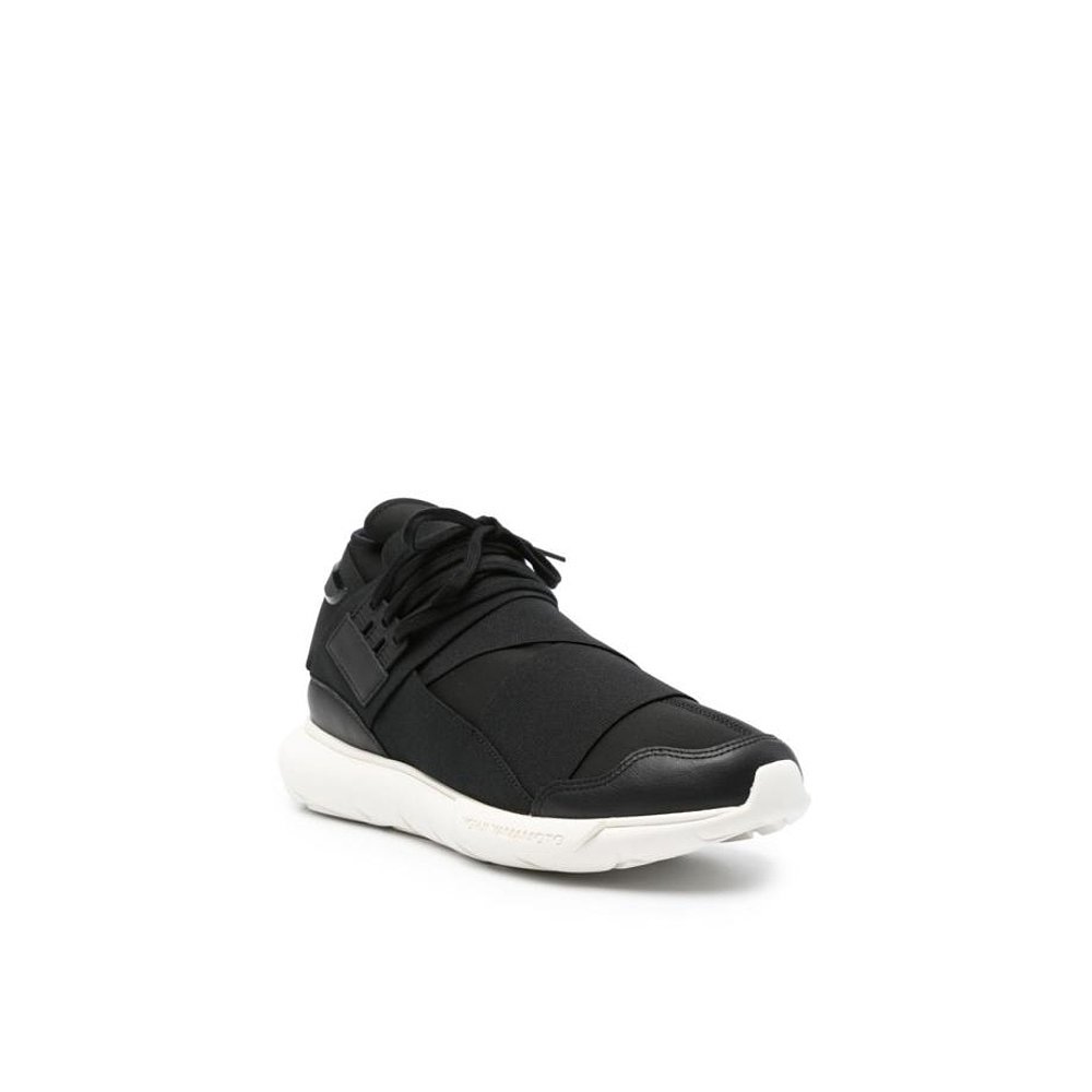 韩国直邮ADIDAS Y324SS平板鞋女IG4073BLACK BLACK OFF WHITE - 图0