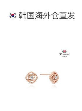 韩国直邮Rosemont [单件包装][罗斯蒙特]银耳环（四月诞生石） RC