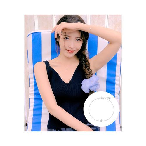 韩国直邮J.ESTINA 首饰品牌正品iu同款日常精致手链纯银14k金 - 图0