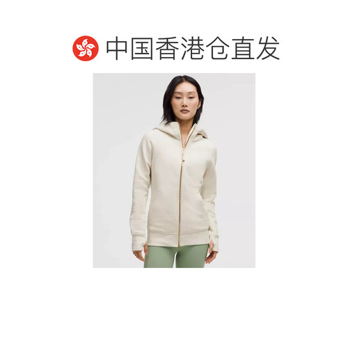 自营 lululemon露露乐蒙Scuba Scuba Full-Zip Hoodie混色浅象牙0 - 图1