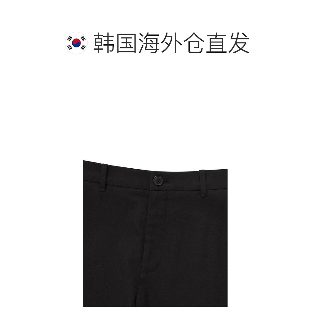 韩国直邮COVERNAT 男装休闲裤CO2303PT12BK公用SLACKS SLIM STRAI - 图1