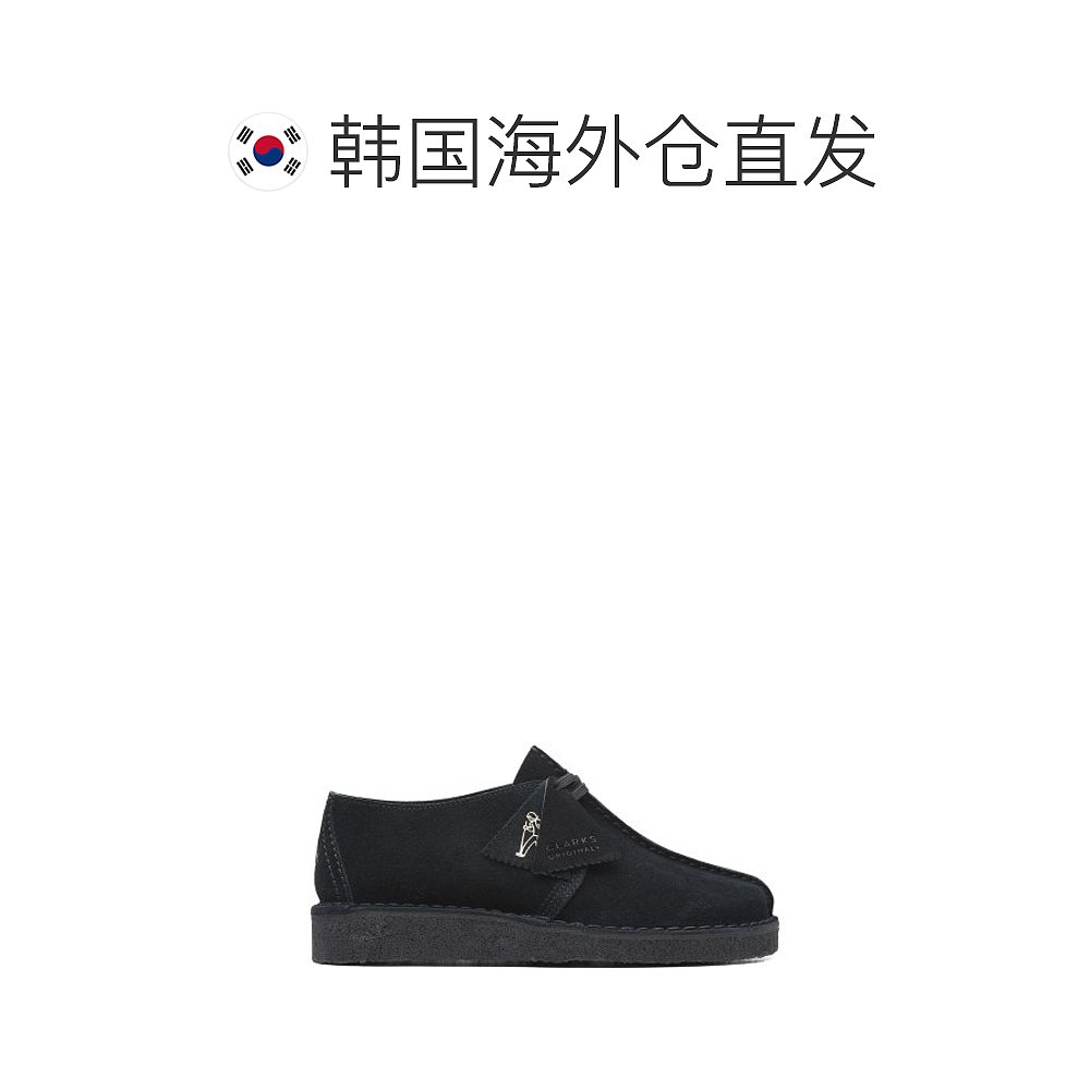 韩国直邮CLARKS女士休闲皮鞋Desert Trek. Black Sde 26165566 CL-图1