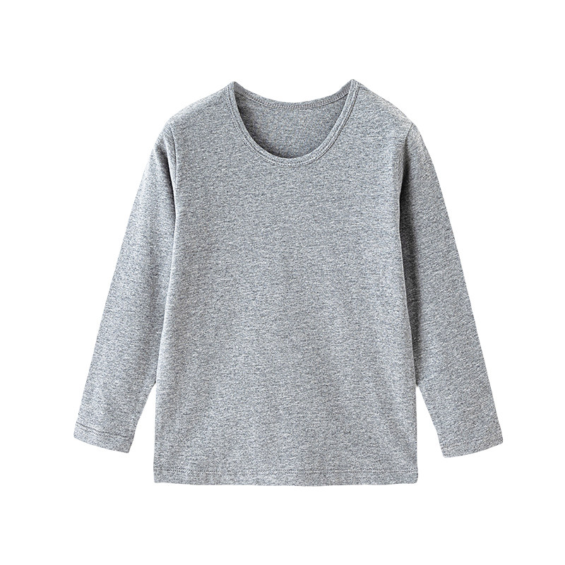 儿童薄棉打底衫薄款内衣秋冬男女童白黑纯色长袖宝宝圆领上衣T恤,淘宝优惠券,粉丝福利购,淘宝优惠卷