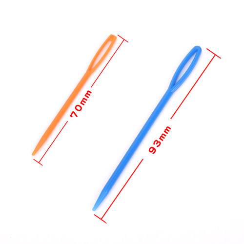 大眼塑料针编织缝衣针大孔针安全缝衣针钩针毛线针儿童手工针-图3