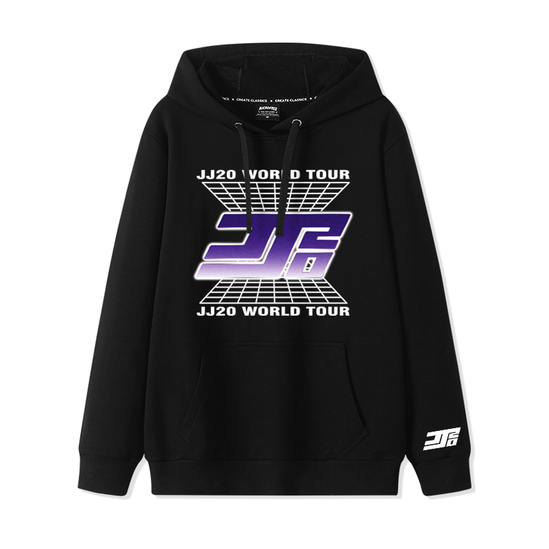 林俊杰JJ20演唱会同款连帽卫衣男女应援衣服周边加绒情侣上衣外套 - 图3