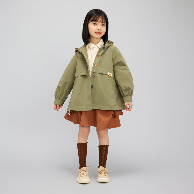 播broadcute童装秋季新款男女童时尚设计感纽扣短外套KEQ3W514,淘宝优惠券,粉丝福利购,淘宝优惠卷