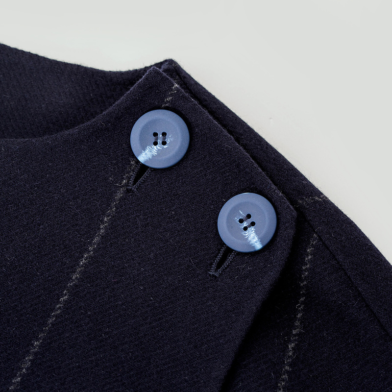 【羊毛100%】播2018秋冬专柜毛呢大衣 播outlets店毛呢外套