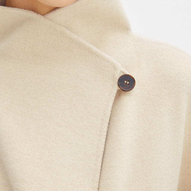 Woolen woolen coat for women in the mall, same style winter waisted mid-length coat BDQ4AD1300