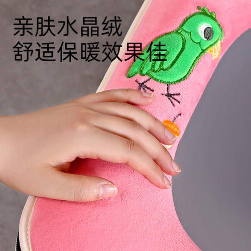 马桶坐垫方形四季大号可爱拉链长方马桶垫防水通用加厚坐便套家用 - 图1