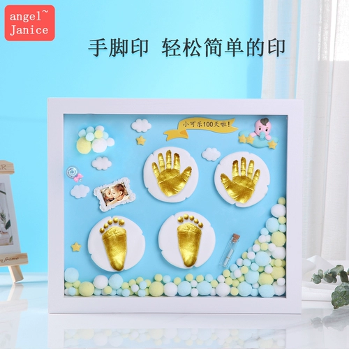 Детская чернильная подушечка, памятные отпечатки рук и ног для новорожденных, подарок на день рождения