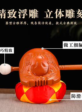 法器木鱼大号木鱼木雕摆件