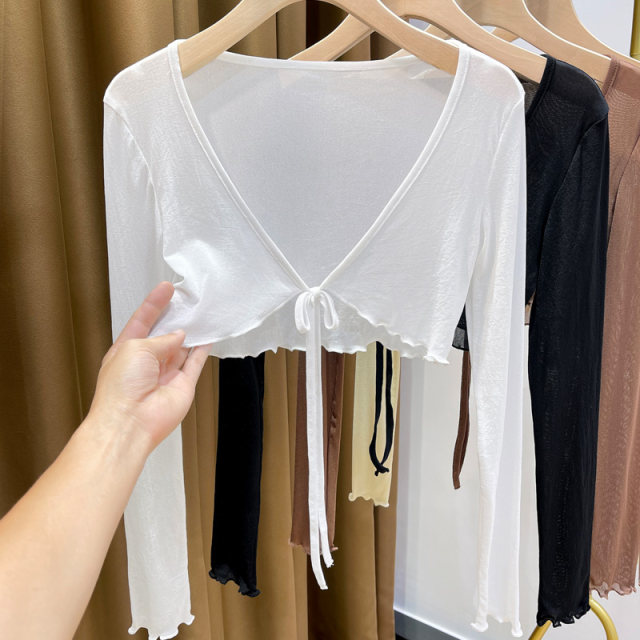 Wenxian commuter ຕາຫນ່າງ lace top