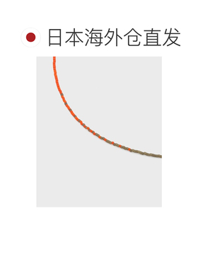 1h可退 日本直邮Paul Smith 男士 渐变橙色玻璃珠金属项链 160931