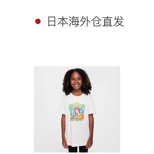 日本直邮Nike-耐克初中儿童短袖T恤Yth NSW Boxy 3 HQ3240运动服N - 图1