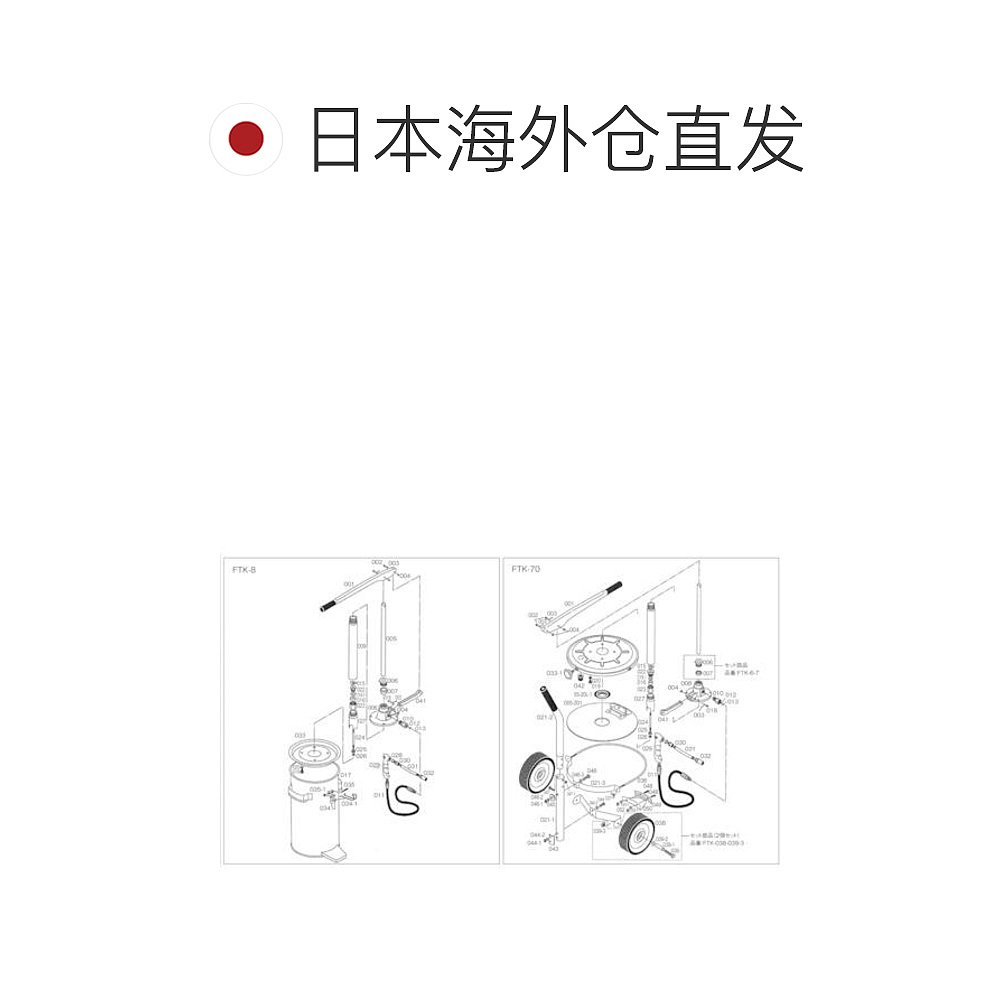 日本直邮日本直购TRUSCO FTK 8、70共享针脚FTK 002 - 图1