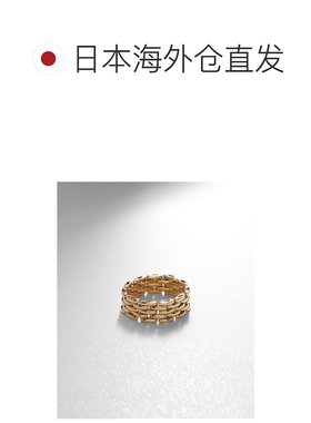 日潮跑腿COCOSHNIK 18K金皮带链条5排指环12