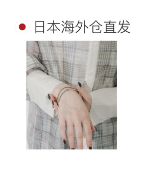 1h可退 日本直邮SMELLY女士双线波纹金属手镯 SM261302245007
