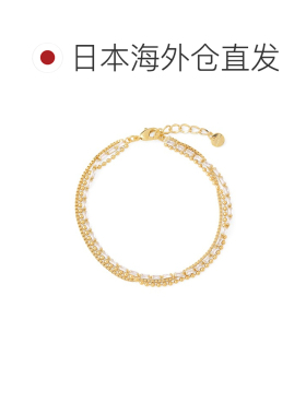 日本直邮ANE MONE 女士 水晶链叠戴珠子风手链 TK【付后1h可退】