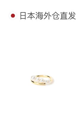 1h可退 日本直邮B:MING by BEAMS 女士 仿珍珠轨道设计戒指 93420