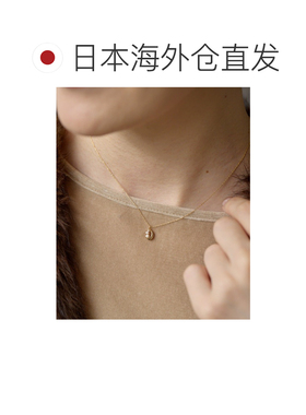 1h可退 日本直邮ear PAPILLONNER 女士小珍珠三日月吊坠项链 EAZ1