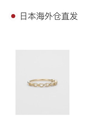 1h可退 日本直邮agete 阿卡朵 Agete阿卡朵 K10钻石小指戒指 女士