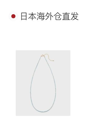 1h可退 日本直邮NOJESS 女士K10蓝色锆石项链 30251116005