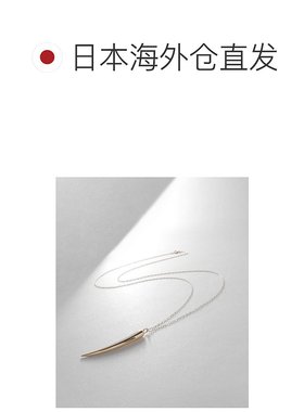 日潮跑腿COCOSHNIK 精致简约牛角设计吊坠长款设计感时尚项链