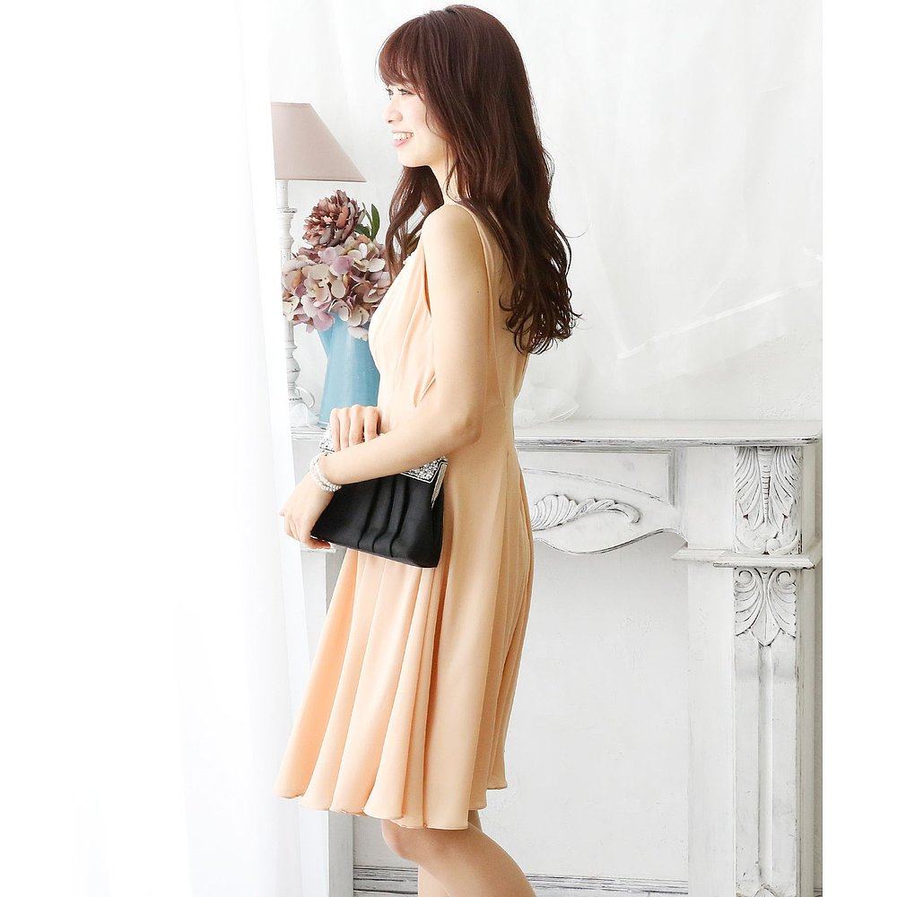 【日本直邮】pourvous tuck雪纺婚纱 天猫国际探物日本连衣裙