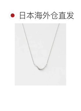 1h可退 日本直邮Jouete 女士优雅波纹设计钻石项链 可调节链长 永