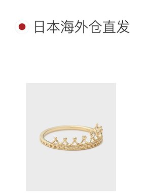 1h可退 日本直邮NOJESS 女士K10钻石皇冠戒指 30244111151