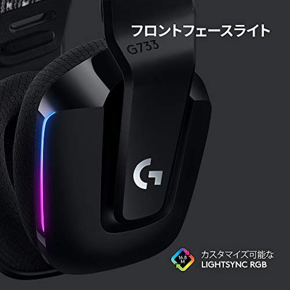 日本进口Logicool G游戏耳机LIGHTSPEED Wireless G7降噪动圈-图2