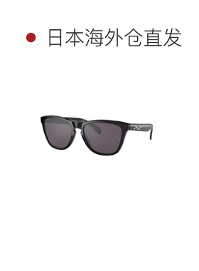 日本直邮Oakley 欧克利男女运动太阳镜蛙皮黑灰镀膜带盒紫外线防