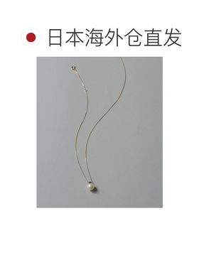1h可退 日本直邮Lilas 女士 K10黄金淡水珍珠立方吊坠项链 261102