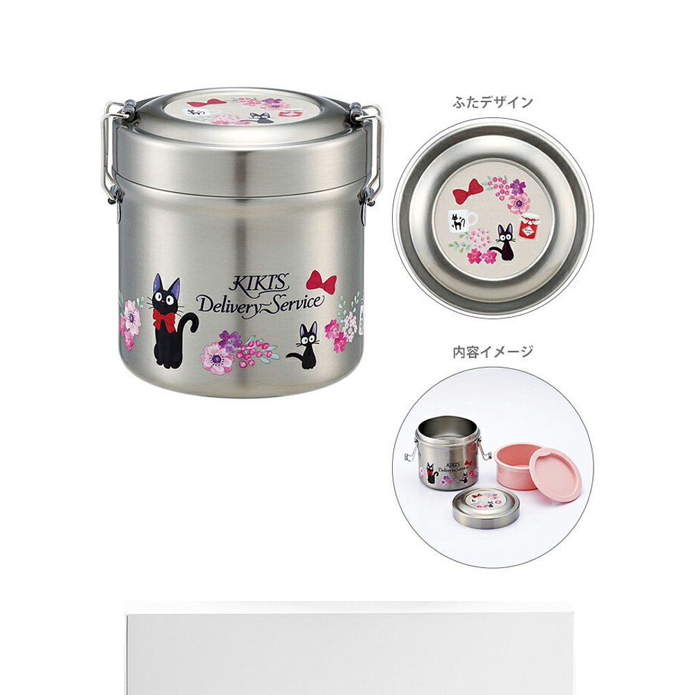 日本直邮魔女宅急便 抗菌真空不锈钢便当盒 600ml STLB1AG - 图3