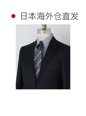 日本直邮SHIPS 丝绸缎面条纹领带 酒红色