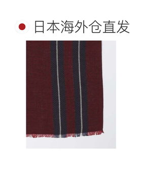 日本直邮SHIPS MARCEL LASSANCE 紫罗兰圣穆勒围巾 酒红色