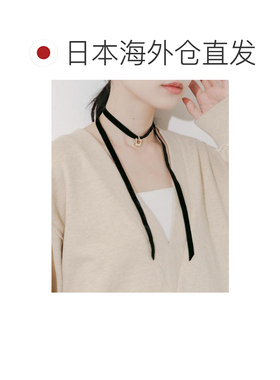 1h可退 日本直邮官方授权 SMELLY 方形吊坠天鹅绒颈圈项链