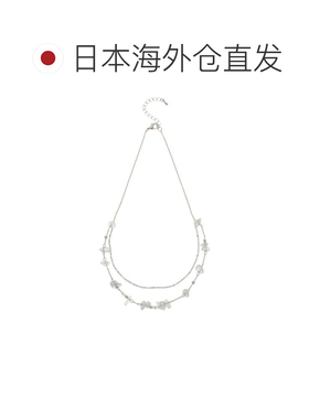 日本直邮MERCURYDUO女士双层天然石项链 002550900101