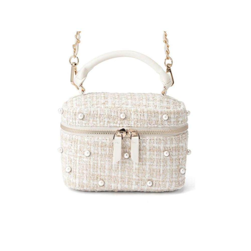 日本直邮日潮 GRL手提斜挎珍珠斜纹软呢链条化妆包tr715,淘宝优惠券,粉丝福利购,淘宝优惠卷