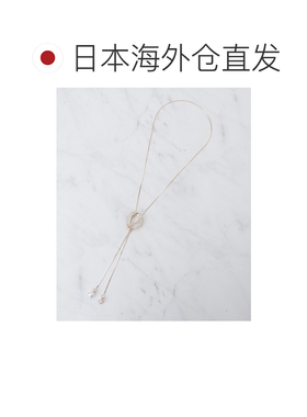 1h可退 日本直邮SHOO・LA・RUE 女士 光泽滑动调节 开放式环形项链