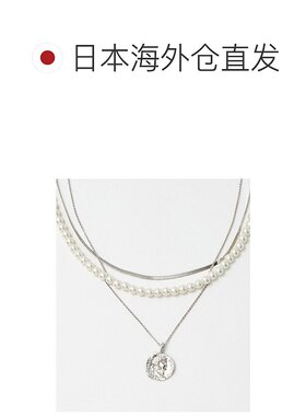 1h可退 日本直邮green label relaxing 3WAY 组合项链珍珠