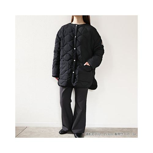 日本直邮PYRENEX SIENNA 无领羽绒服 (HWY039 P0009) 女士绗缝外 - 图0