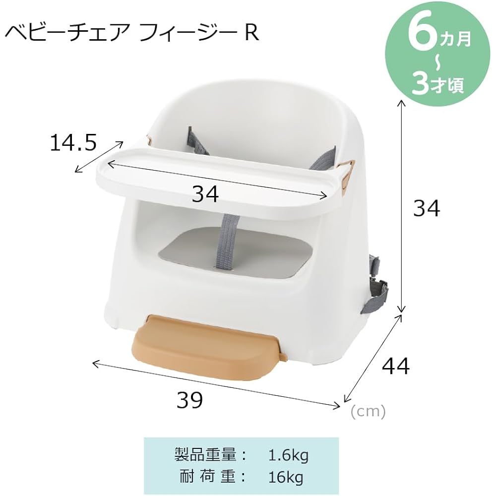 FizzieR baby high chair mint blue