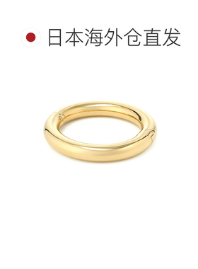 日本直邮MM6 Maison Margiela 12mm 椭圆形金色管状手镯 (P8754)