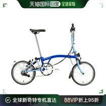 Japan direct mail BROMPTON small cloth folding bike 22 M6L CL {PICCADILLY BLU CLO