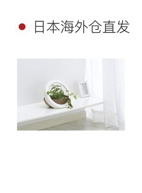 【日本直邮】Richell Decorea 圆形镜框 21 白色
