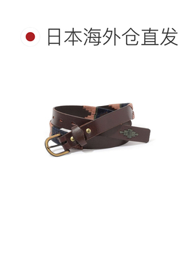 日本直邮MAISON GAUCHOS 男士 25mm细款手绣牛革【付后1h可退】