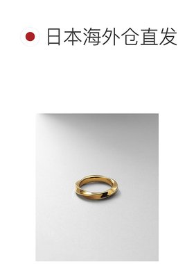 1h可退 日本直邮COCOSHNIK 女士金色螺旋造型戒指 76761276999909
