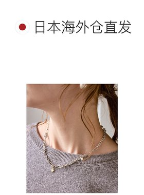 1h可退 日本直邮ROPE' PICNIC 若佩尼 女士不对称短项链 多 charm
