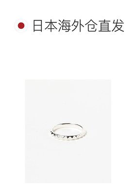 1h可退 日本直邮XOLO JEWELRY 三连尖刺银戒指 11420355910